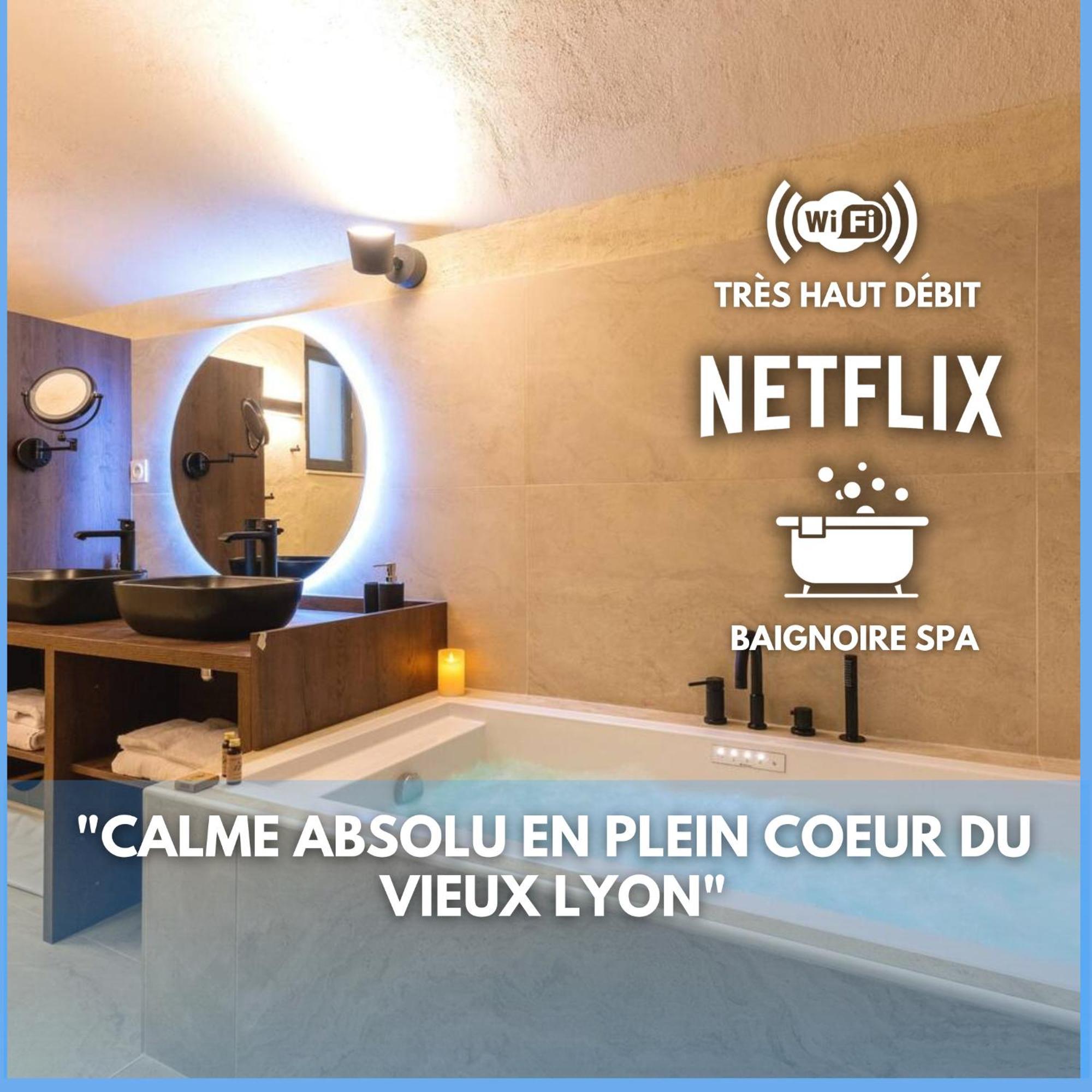Cocoon Du Vieux Lyon - Luxury Apartment - Balneo ภายนอก รูปภาพ